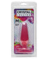 Crystal Jellies Butt Plug - Medium Pink